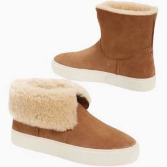 UGG Women's Lynus Sneaker Boot Warm Chestnut-Size 8 - Picture 1 of 7